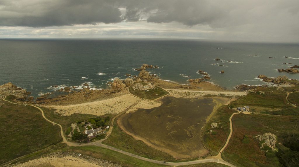 Pink granite coast - Brittany - Franve - Drone Photography