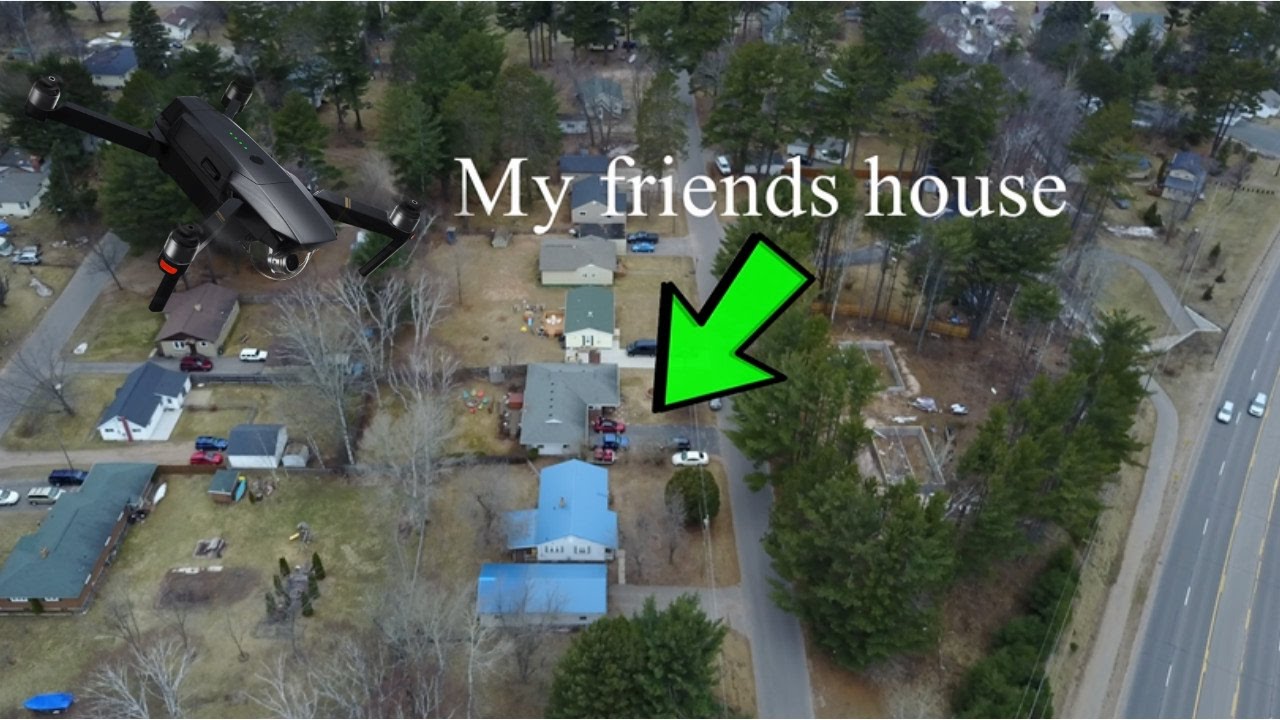 "Spying" on my buddy with the Mavic Pro