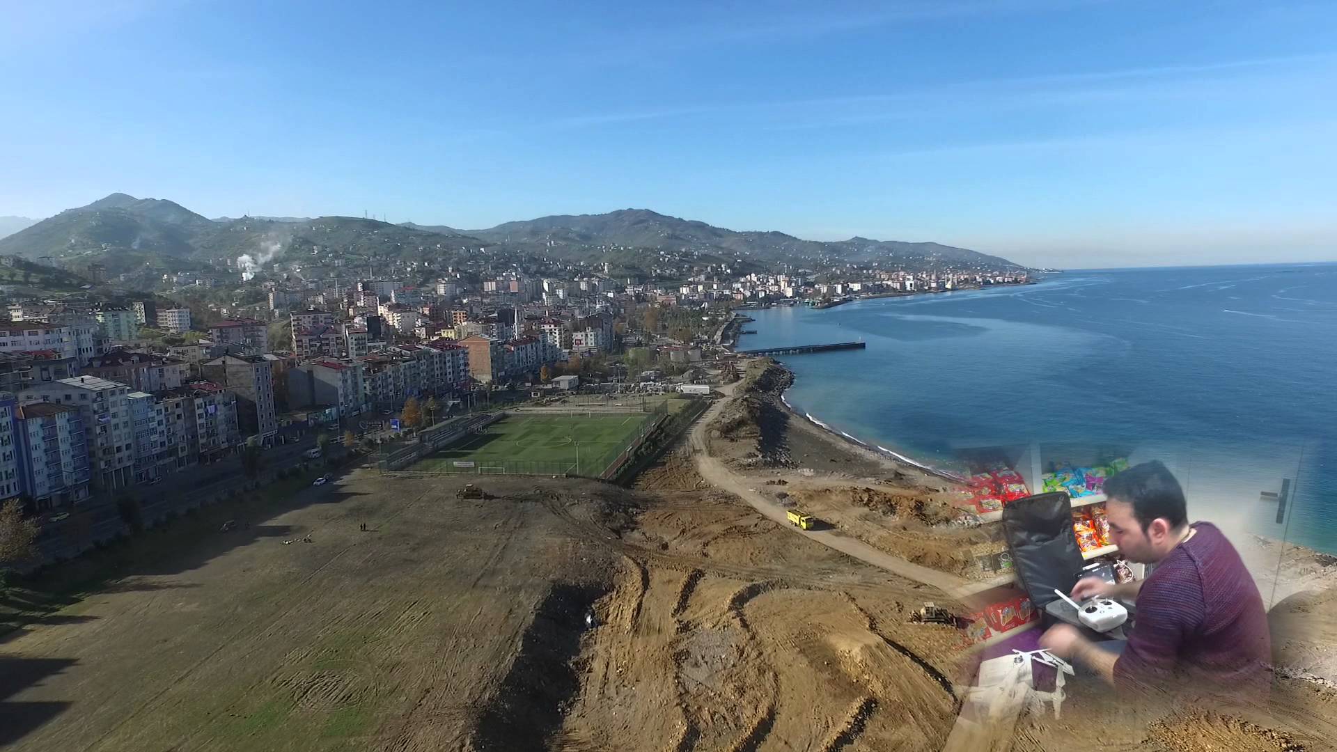Dji phantom 3 Trabzon / Türkiye  ilk uçuş için bilgileri (first flight)
