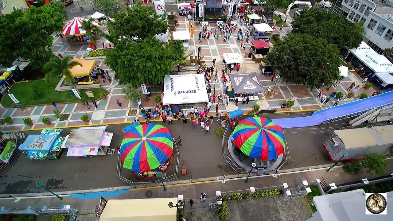 Festival Del Pollo En Aibonito, Puerto Rico 2018 (Drone Video)