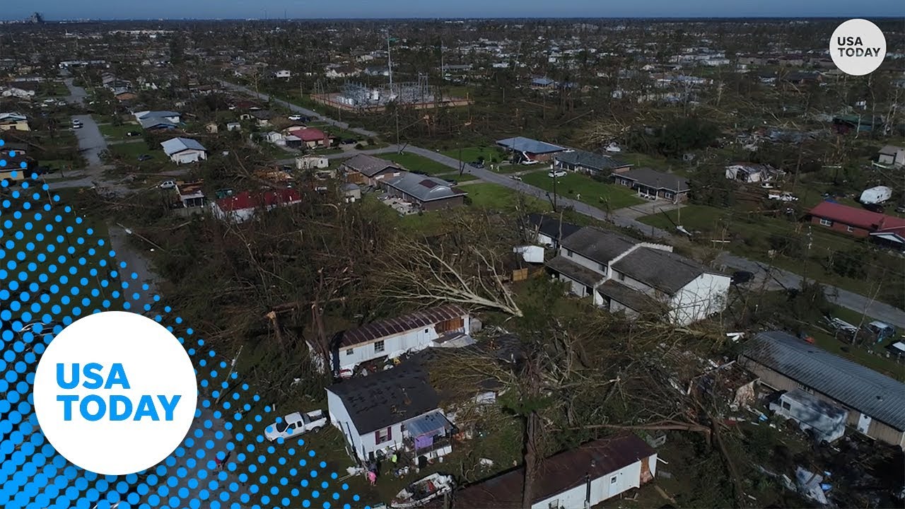 Drone video shows Panama City in ruins after Hurricane Michael