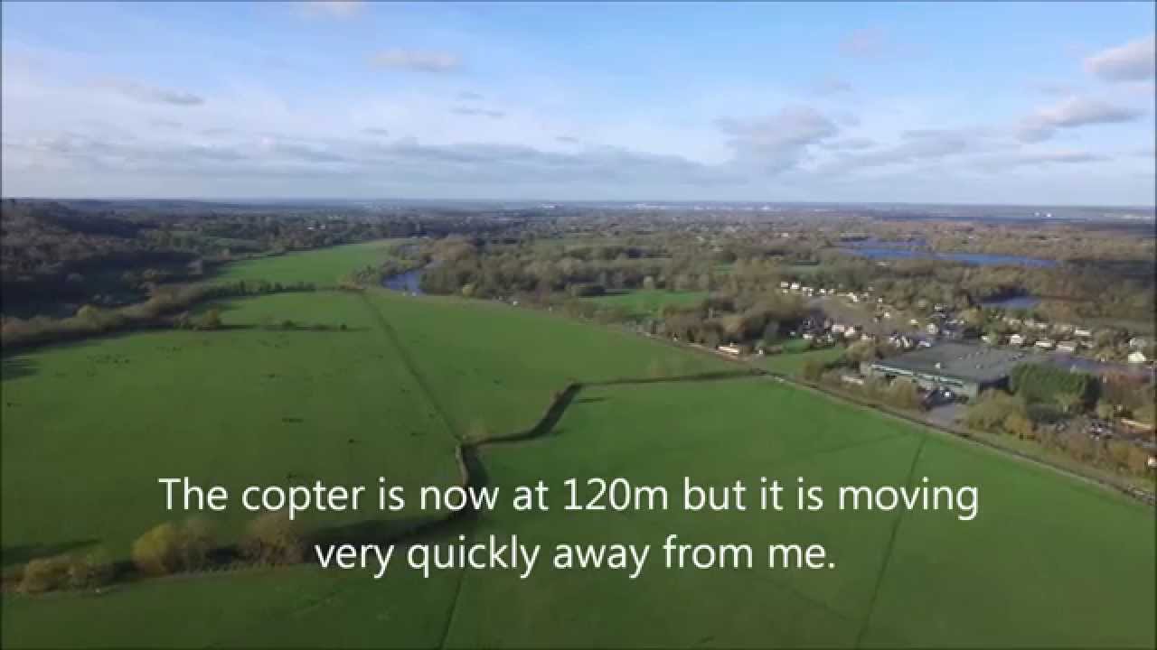 How NOT to fly a DJI Phantom 3 Professional (in strong wind).