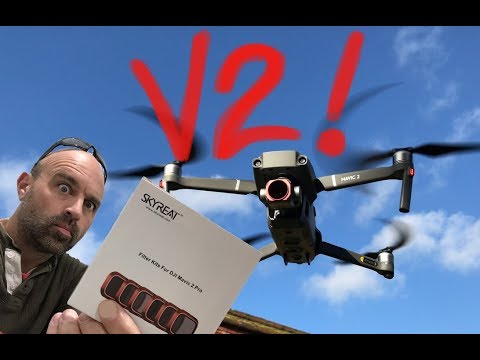 DJI Mavic 2 Pro Skyreat PL drone ND Filters V2! Finally got it Right??