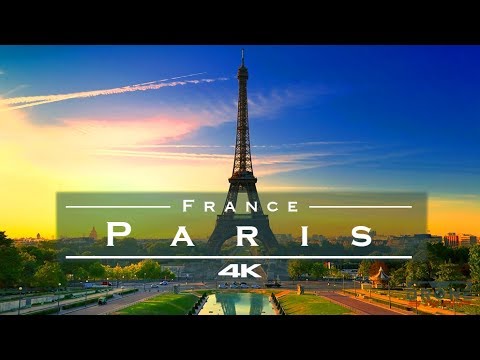 Paris, France - by drone [4K]