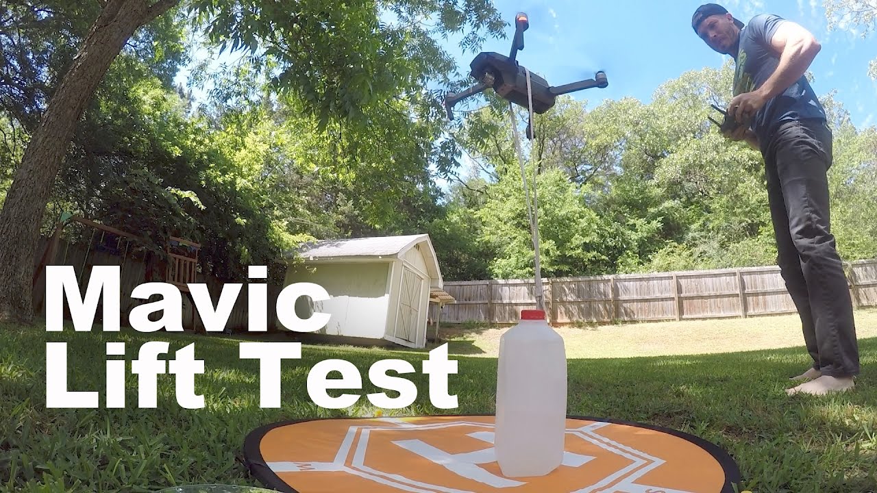 How much can the Mavic Pro Lift
