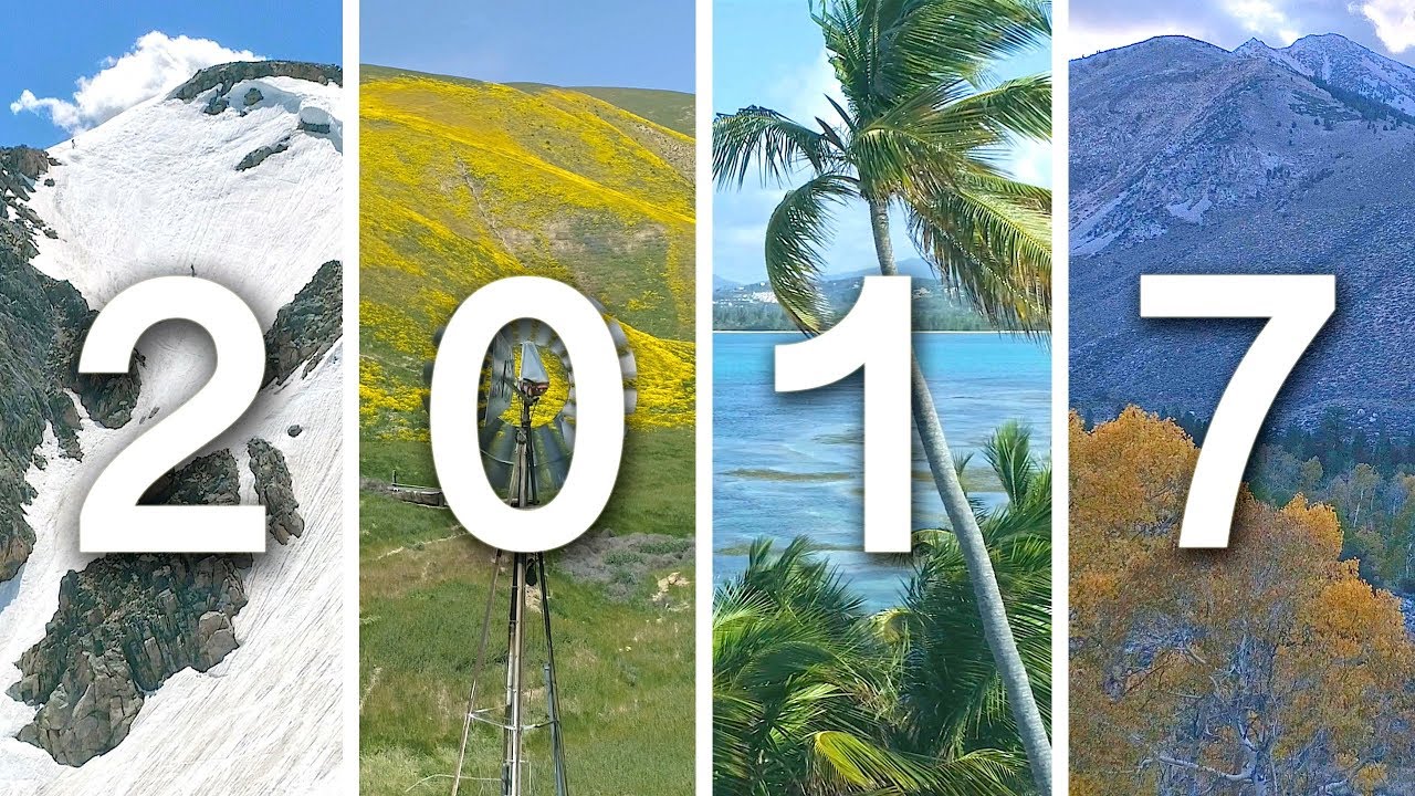 BEST DRONE FOOTAGE OF 2017 IN 4K | DJI PHANTOM 4 PRO - Drone Photography