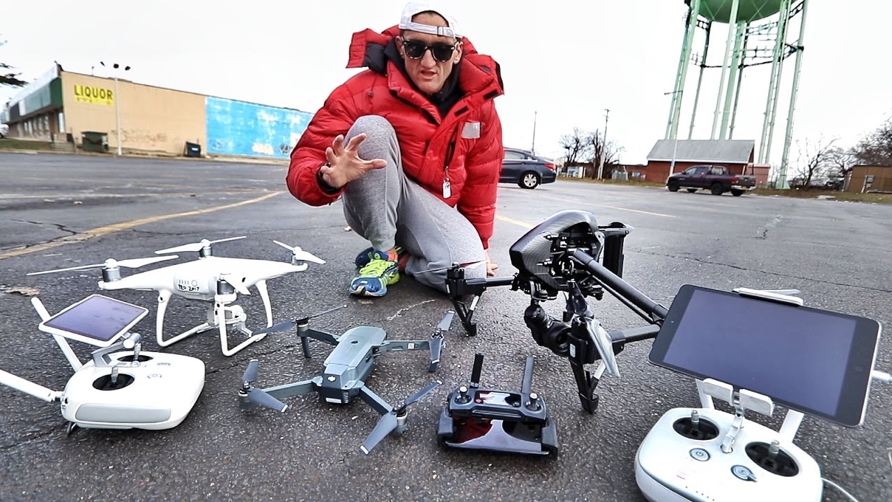 DJi Phantom 4 Pro+ vs. Inspire Pro vs. Mavic Pro in 4K