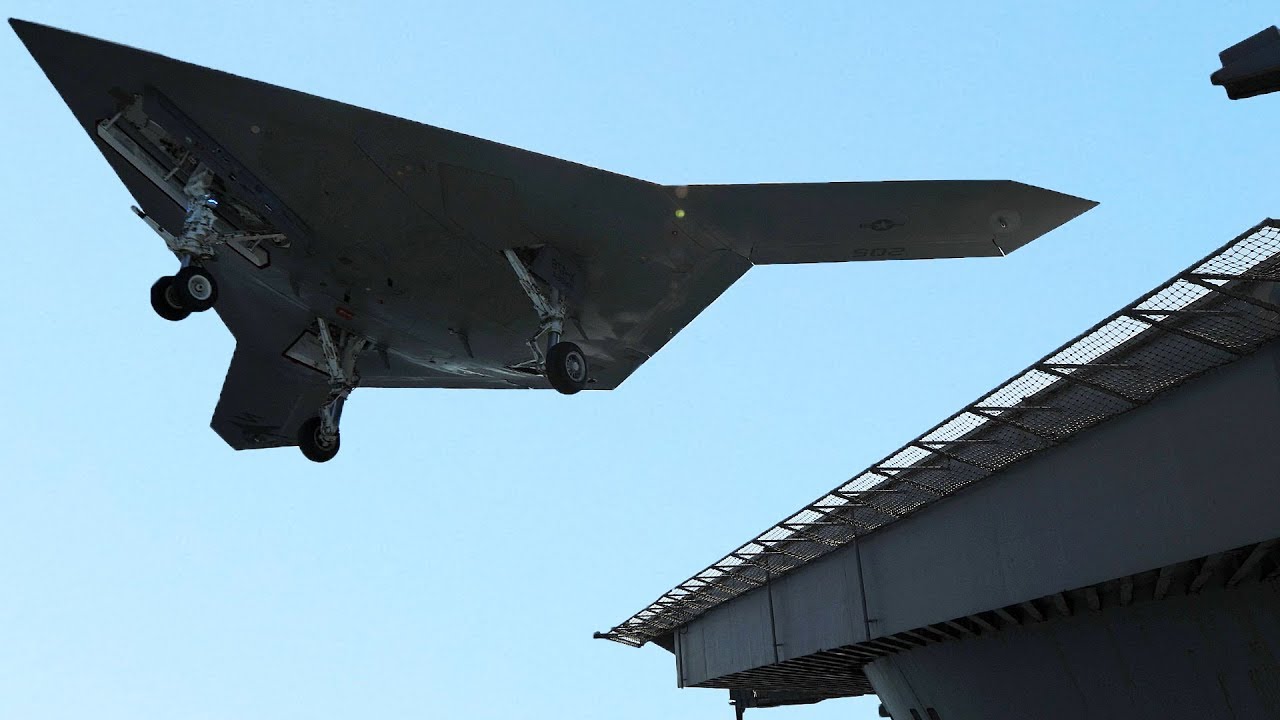 New US Drone Fighter Catapulted From Aircraft Carrier: Northrop Grumman's X-47B